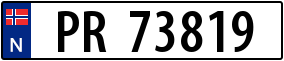Truck License Plate